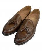 Crockett & Jonesクロケット＆ジョーンズ）の古着「タッセルローファー」｜ブラウン