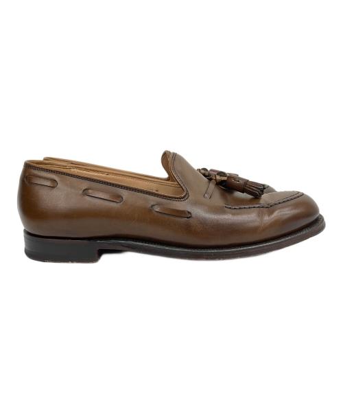 Crockett & Jones（クロケット＆ジョーンズ）Crockett & Jones (クロケット＆ジョーンズ) タッセルローファー ブラウン サイズ:5 1/2の古着・服飾アイテム