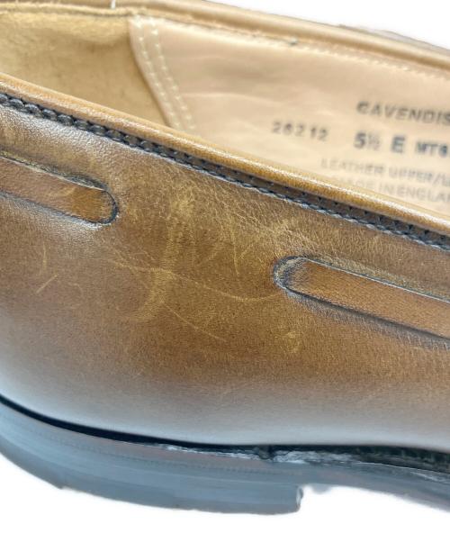 Crockett & Jones（クロケット＆ジョーンズ）Crockett & Jones (クロケット＆ジョーンズ) タッセルローファー ブラウン サイズ:5 1/2の古着・服飾アイテム