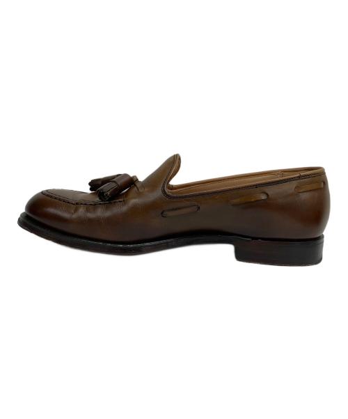 Crockett & Jones（クロケット＆ジョーンズ）Crockett & Jones (クロケット＆ジョーンズ) タッセルローファー ブラウン サイズ:5 1/2の古着・服飾アイテム