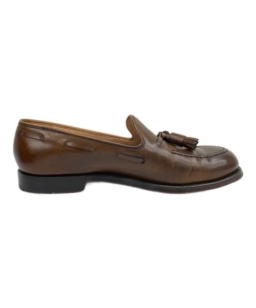 Crockett & Jones（クロケット＆ジョーンズ）Crockett & Jones (クロケット＆ジョーンズ) タッセルローファー ブラウン サイズ:5 1/2の古着・服飾アイテム