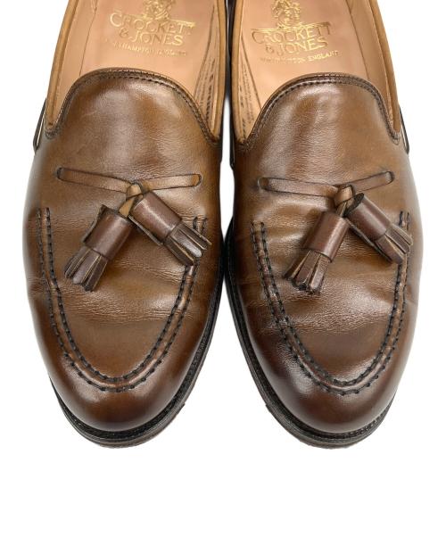 Crockett & Jones（クロケット＆ジョーンズ）Crockett & Jones (クロケット＆ジョーンズ) タッセルローファー ブラウン サイズ:5 1/2の古着・服飾アイテム