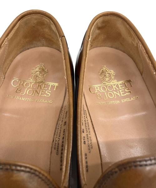 Crockett & Jones（クロケット＆ジョーンズ）Crockett & Jones (クロケット＆ジョーンズ) タッセルローファー ブラウン サイズ:5 1/2の古着・服飾アイテム