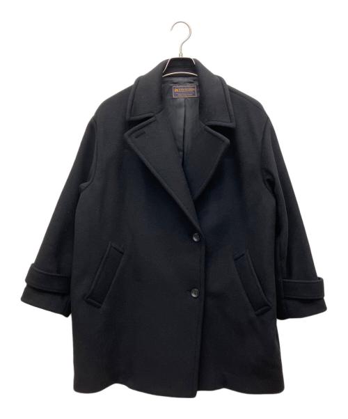 JOURNAL STANDARD relume（ジャーナルスタンダード レリューム）JOURNAL STANDARD relume (ジャーナルスタンダード レリューム) スーパーファインビーバーPコート ブラック サイズ:Mの古着・服飾アイテム