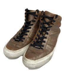 JIMMY CHOO（ジミーチュウ）の古着「ハイカットスニーカー」｜ブラウン