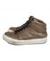 JIMMY CHOO (ジミーチュウ) ハイカットスニーカー ブラウン サイズ:25.5：6000円