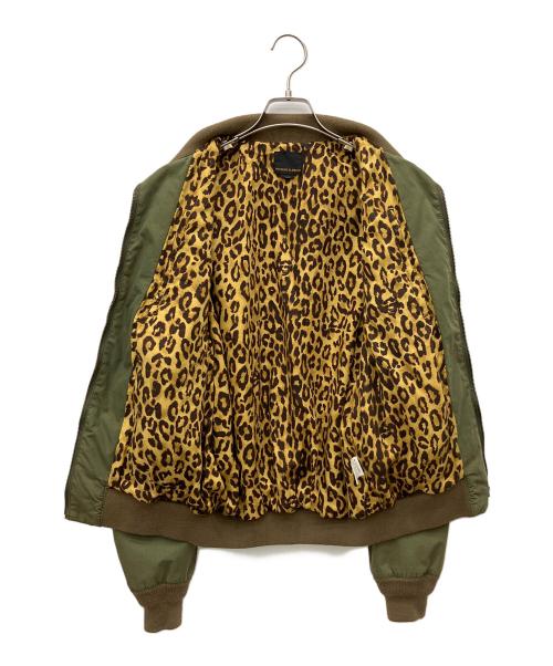 Hysteric Glamour（ヒステリックグラマー）Hysteric Glamour (ヒステリックグラマー) BLANK プリント タンカースジャケット カーキ サイズ:Sの古着・服飾アイテム