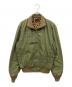 Hysteric Glamour（ヒステリックグラマー）の古着「BLANK プリント タンカースジャケット」｜カーキ