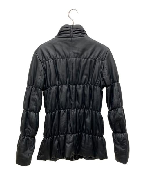 HUNTING WORLD（ハンティングワールド）HUNTING WORLD (ハンティングワールド) ラムレザージャケット ブラック サイズ:SIZE44の古着・服飾アイテム