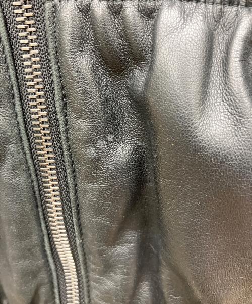 HUNTING WORLD（ハンティングワールド）HUNTING WORLD (ハンティングワールド) ラムレザージャケット ブラック サイズ:SIZE44の古着・服飾アイテム