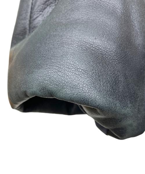 HUNTING WORLD（ハンティングワールド）HUNTING WORLD (ハンティングワールド) ラムレザージャケット ブラック サイズ:SIZE44の古着・服飾アイテム