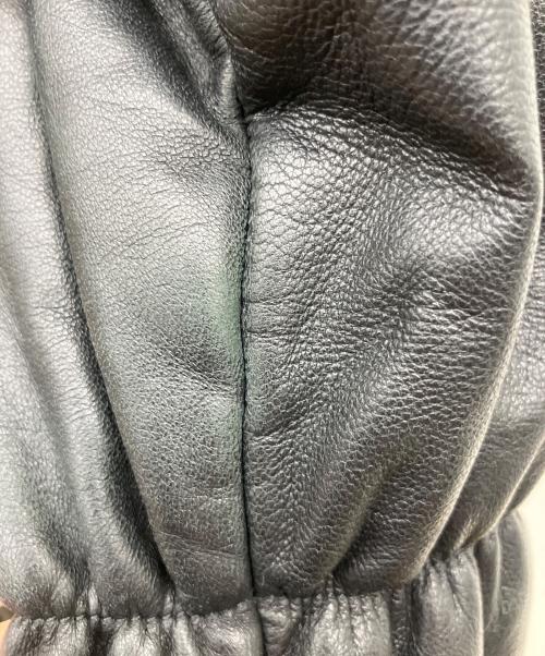 HUNTING WORLD（ハンティングワールド）HUNTING WORLD (ハンティングワールド) ラムレザージャケット ブラック サイズ:SIZE44の古着・服飾アイテム