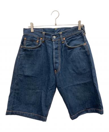 EVISU エヴィス ハーフパンツ デニム サイズ28 インディゴ 中古・古着通販】EVISU (エヴィス) デニムハーフパンツ インディゴ