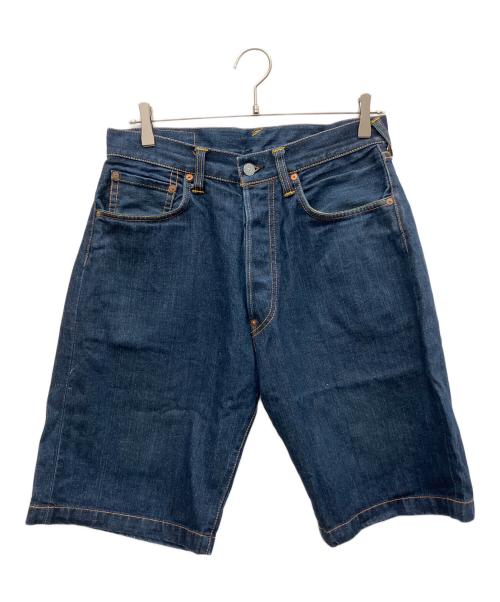 EVISU（エヴィス）EVISU (エヴィス) デニムハーフパンツ インディゴ サイズ:32の古着・服飾アイテム