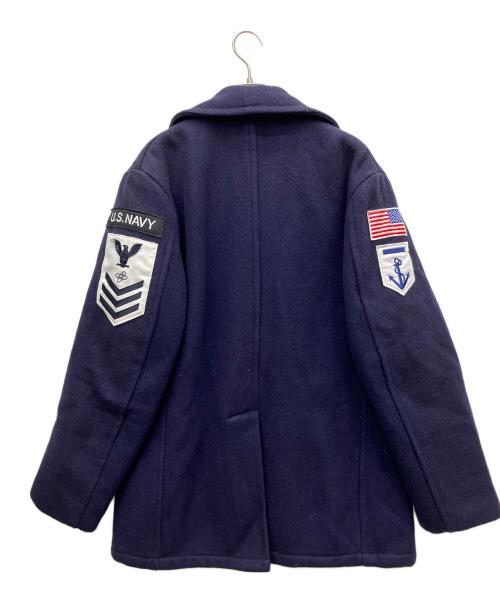 U'S NAVY（ユーエスネイビー）U'S NAVY (ユーエスネイビー) Pコート ネイビー サイズ:Mの古着・服飾アイテム