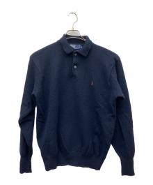 POLO RALPH LAUREN（ポロ・ラルフローレン）の古着「厚手ニット」｜ネイビー