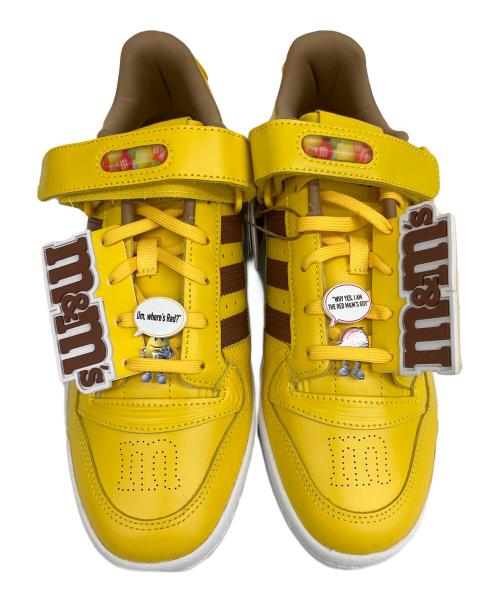 adidas（アディダス）adidas (アディダス) FORUM LOW(フォーラム ロー) M&Ms イエロー×ブラウン サイズ:27の古着・服飾アイテム