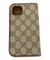 GUCCI (グッチ) スマホケース iPhone15 ベージュ：8000円