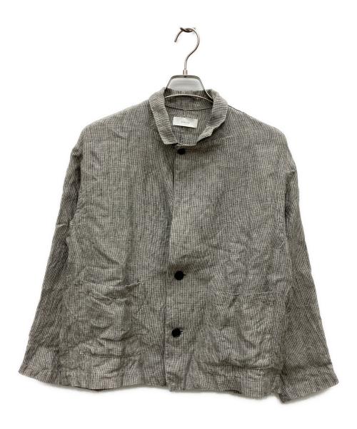 KAGURE（カグレ）kagure (カグレ) リネンテーラードジャケット グレー サイズ:Freeの古着・服飾アイテム