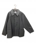 CITYSHOPシティショップ）の古着「BONDING GABA ジャケット」｜ブラック
