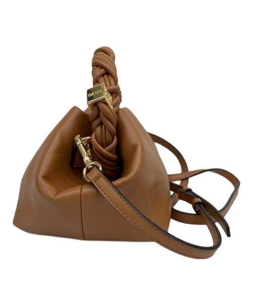 GANNI（ガニー）Ganni (ガニー) Bou Bag Mini ブラウンの古着・服飾アイテム