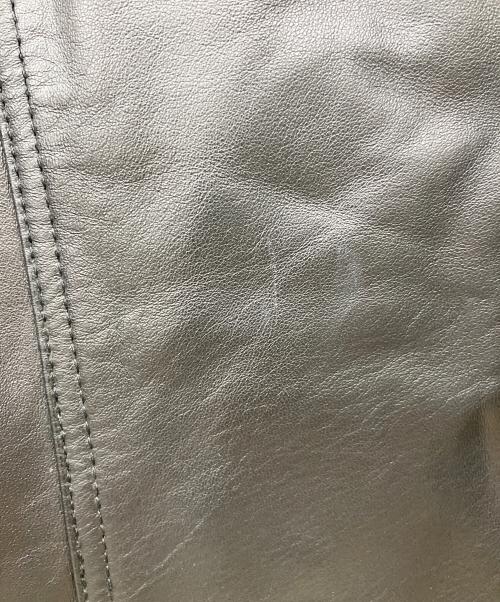 BURBERRY BLACK LABEL（バーバリーブラックレーベル）BURBERRY BLACK LABEL (バーバリーブラックレーベル) レザージャケット ブラック サイズ:Mの古着・服飾アイテム
