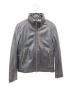 BURBERRY BLACK LABEL（バーバリーブラックレーベル）の古着「レザージャケット」｜ブラック