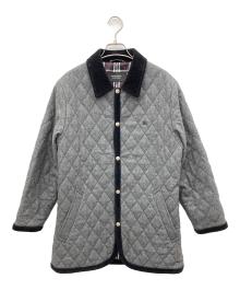BURBERRY BLACK LABEL（バーバリーブラックレーベル）の古着「キルティングジャケット」｜グレー×ブラック