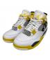 NIKE（ナイキ）の古着「AIR JORDAN 4 RETRO」｜ホワイト×イエロー