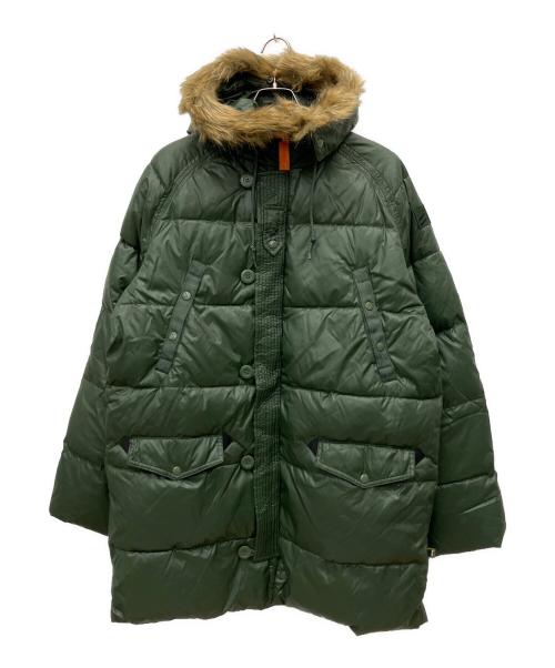 ALPHA（アルファ）ALPHA (アルファ) ダウンジャケット カーキ サイズ:XLの古着・服飾アイテム