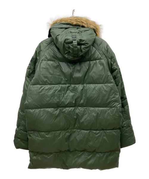 ALPHA（アルファ）ALPHA (アルファ) ダウンジャケット カーキ サイズ:XLの古着・服飾アイテム