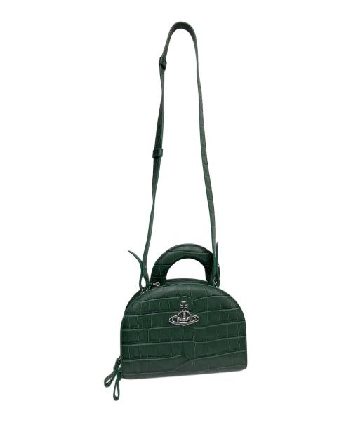 Vivienne Westwood（ヴィヴィアンウエストウッド）Vivienne Westwood (ヴィヴィアンウエストウッド) 2WAYバッグ グリーンの古着・服飾アイテム