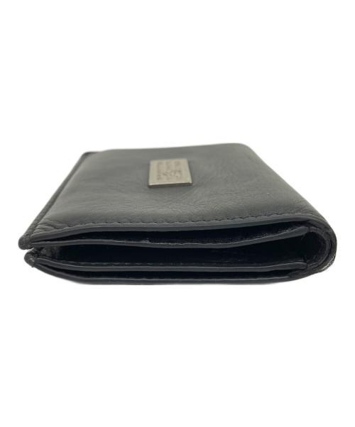 MM6 Maison Margiela（エムエムシックスメゾンマルジェラ）MM6 Maison Margiela (エムエムシックスメゾンマルジェラ) 2つ折り財布 ブラックの古着・服飾アイテム