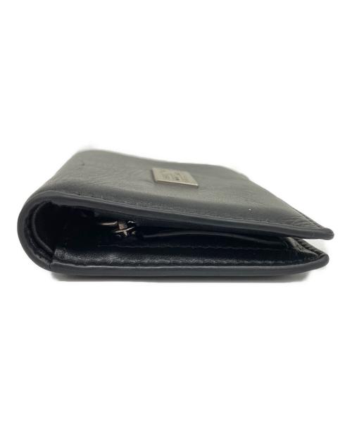 MM6 Maison Margiela（エムエムシックスメゾンマルジェラ）MM6 Maison Margiela (エムエムシックスメゾンマルジェラ) 2つ折り財布 ブラックの古着・服飾アイテム