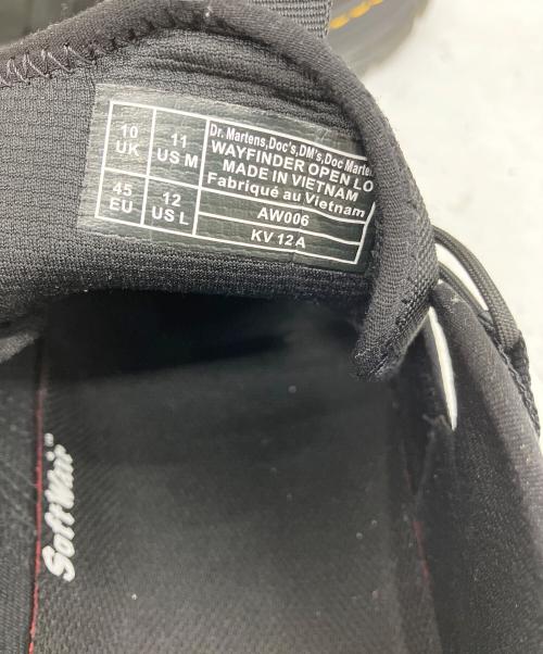Dr.Martens（ドクターマーチン）Dr.Martens (ドクターマーチン) WAYFINDER OPEN LO ブラック サイズ:UK10の古着・服飾アイテム