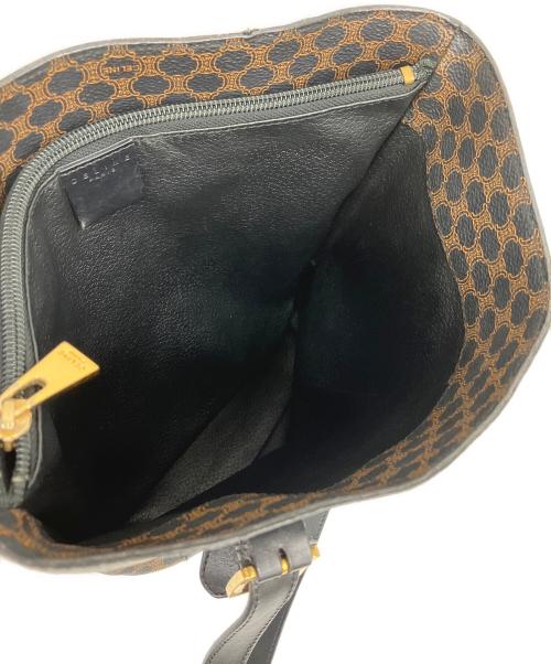 CELINE（セリーヌ）CELINE (セリーヌ) ハンドバッグ ブラック×ブラウンの古着・服飾アイテム