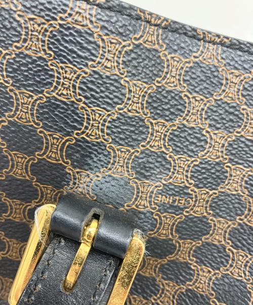 CELINE（セリーヌ）CELINE (セリーヌ) ハンドバッグ ブラック×ブラウンの古着・服飾アイテム