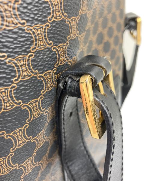CELINE（セリーヌ）CELINE (セリーヌ) ハンドバッグ ブラック×ブラウンの古着・服飾アイテム