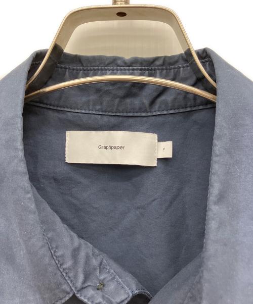 Graphpaper（グラフペーパー）Graphpaper (グラフペーパー) 長袖シャツ ネイビー サイズ:Fの古着・服飾アイテム