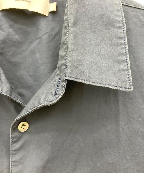 Graphpaper（グラフペーパー）Graphpaper (グラフペーパー) 長袖シャツ ネイビー サイズ:Fの古着・服飾アイテム