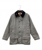 Barbourバブアー）の古着「フィールドコート」｜グレー×ブラック