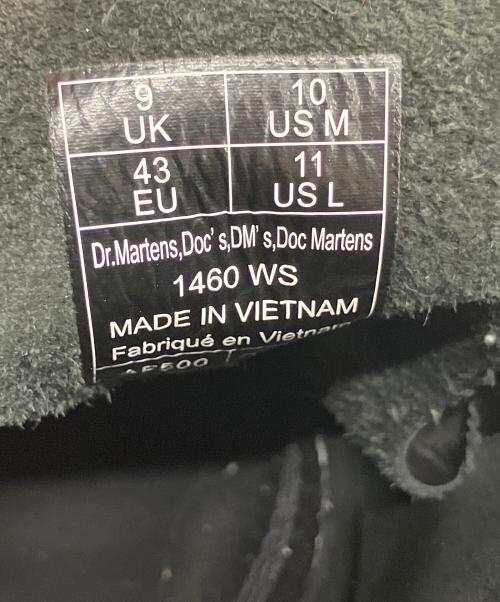Dr.Martens（ドクターマーチン）Dr.Martens (ドクターマーチン) 8ホールブーツ ブラック サイズ:UK9の古着・服飾アイテム