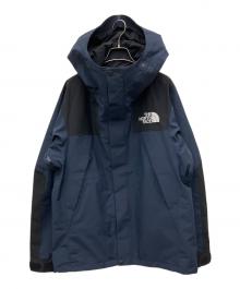 THE NORTH FACE（ザ ノース フェイス）の古着「マウンテンジャケット」｜ネイビー×ブラック