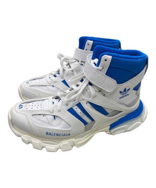 adidas（アディダス）adidas (アディダス) BALENCIAGA (バレンシアガ) スニーカー ホワイト×ブルー サイズ:28.5の古着・服飾アイテム