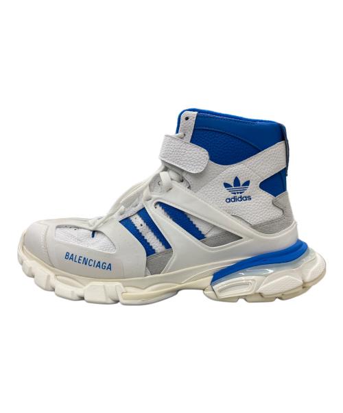 adidas（アディダス）adidas (アディダス) BALENCIAGA (バレンシアガ) スニーカー ホワイト×ブルー サイズ:28.5の古着・服飾アイテム