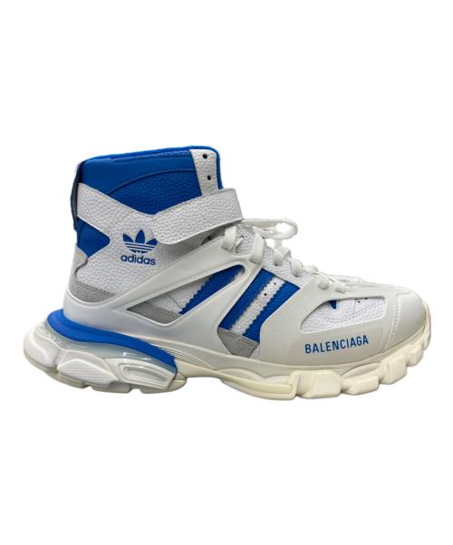 adidas（アディダス）adidas (アディダス) BALENCIAGA (バレンシアガ) スニーカー ホワイト×ブルー サイズ:28.5の古着・服飾アイテム