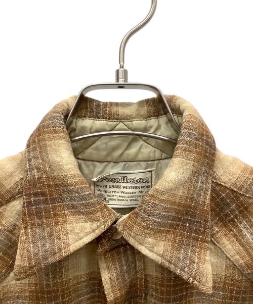 PENDLETON（ペンドルトン）PENDLETON (ペンドルトン) 長袖シャツ カーキ サイズ:Mの古着・服飾アイテム