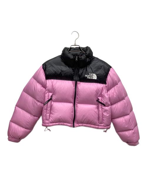 THE NORTH FACE（ザ ノース フェイス）THE NORTH FACE (ザ ノース フェイス) ダウンジャケット ピンク×ブラック サイズ:Lの古着・服飾アイテム