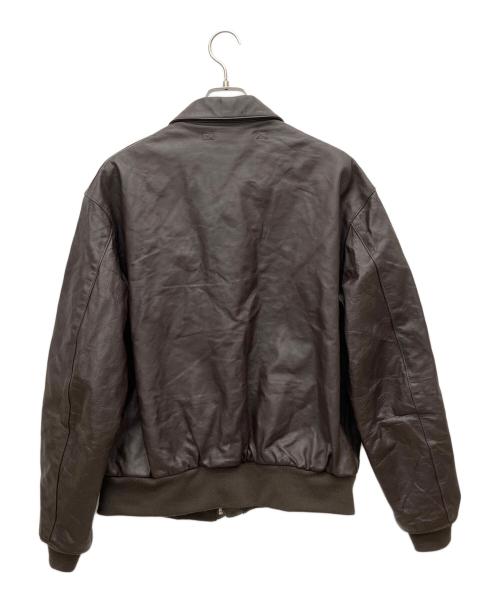 MORGAN MEMPHIS BELLE（モーガン メンフィス ベル）MORGAN MEMPHIS BELLE (モーガン メンフィス ベル) TYPE-A-2レザージャケット ブラウン サイズ:46の古着・服飾アイテム