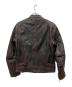 RIDEZ (ライズ) シングルライダースジャケット レッド サイズ:M：8000円